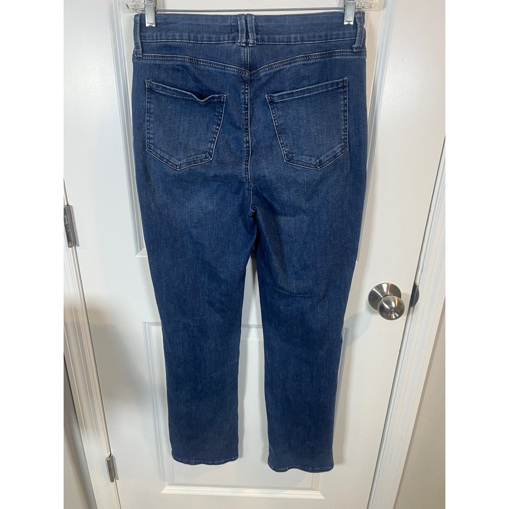 NYDJ Womens Jeans Curves 360 High Rise Slimming Medium Wash Blue Size 8 - Picture 3 of 6